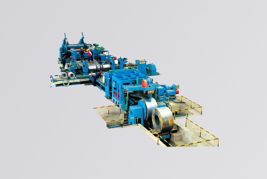 HR uncoiling slitting recoiling line